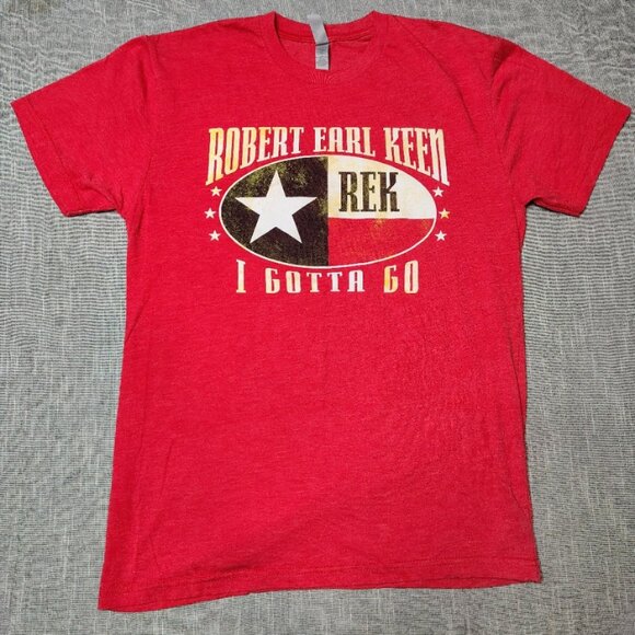 Robert Earl Keel Other - Robert Earl Keel T-Shirt Size Medium Red Heathered I Gotta Go Original Band